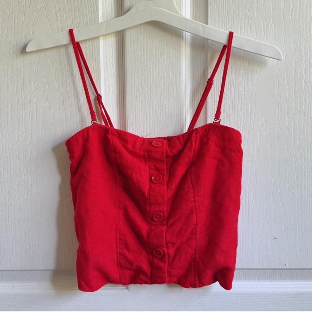 Abercrombie & Fitch Red Camisole Top